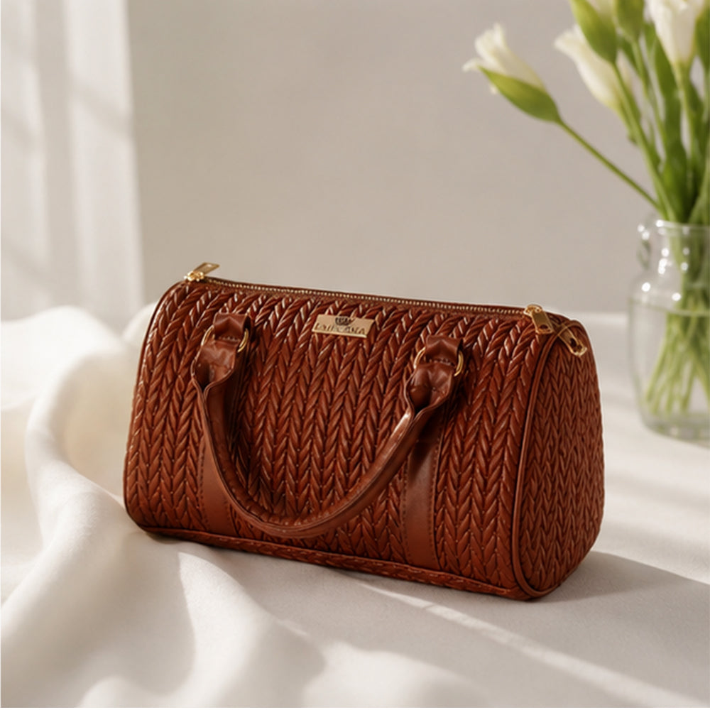 Emporia Frühjahrskollektion 2026 – „Choco Lux“, 6-teiliges Taschenset; PU-Leder, Braun 8 
