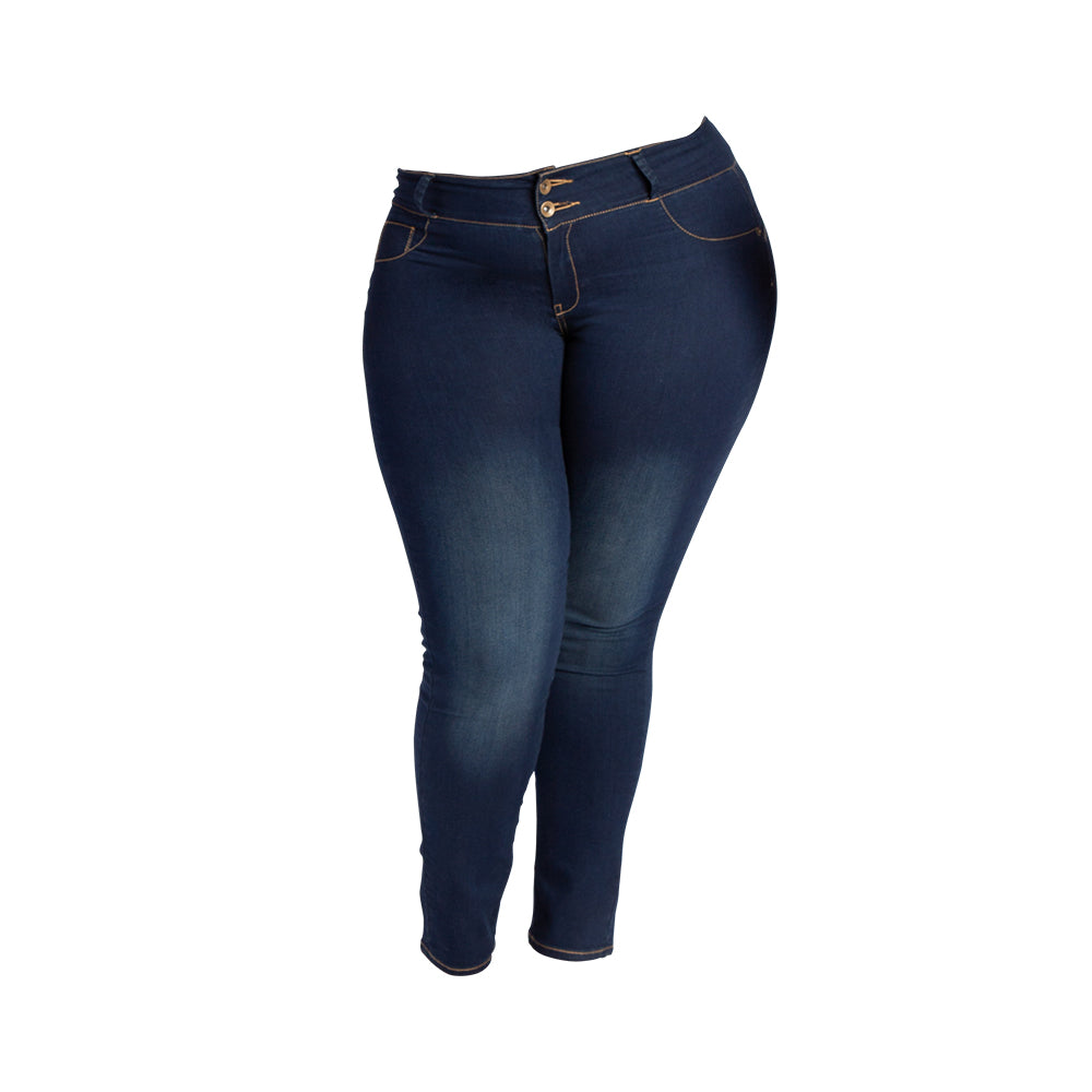 MyFit Jeans Leggings - Leggings in Denim-Optik, die zu jedem Körpertyp passen (EU size: 44-50) 3 