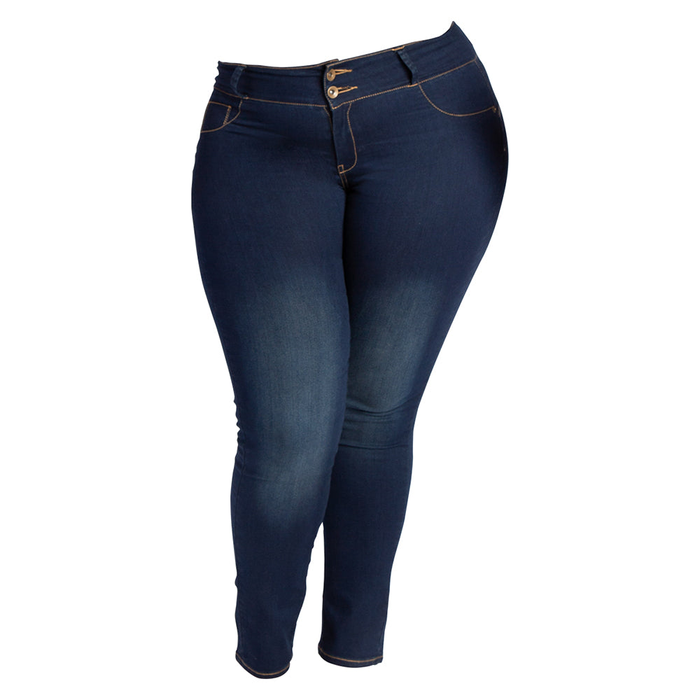 MyFit Jeans Leggings - Leggings in Denim-Optik, die zu jedem Körpertyp passen (EU size: 44-50) 4 