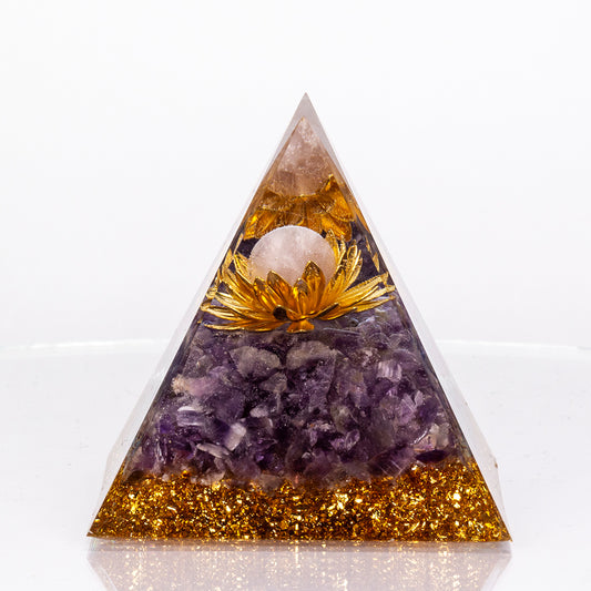 Pyramiden-Talisman "Goldenes Licht Verbindung"