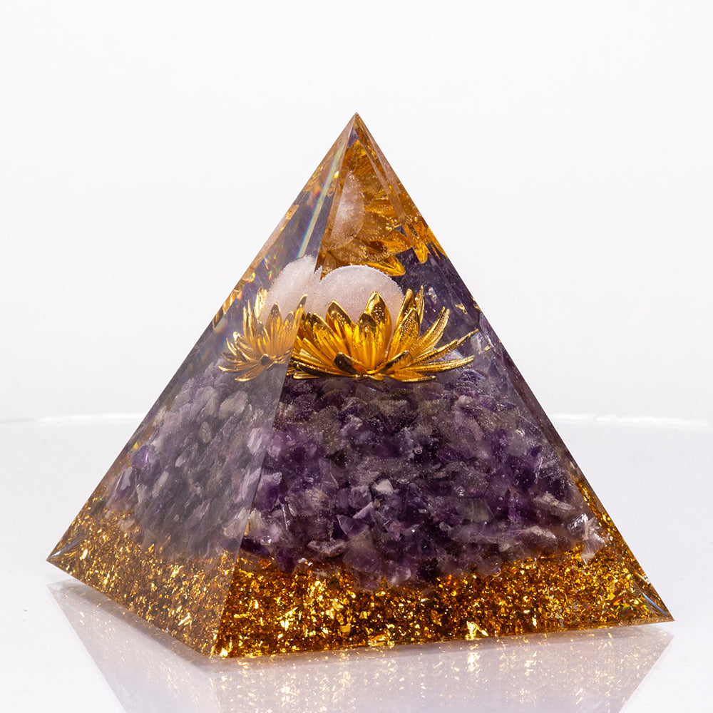 Pyramiden-Talisman "Goldenes Licht Verbindung" 3 