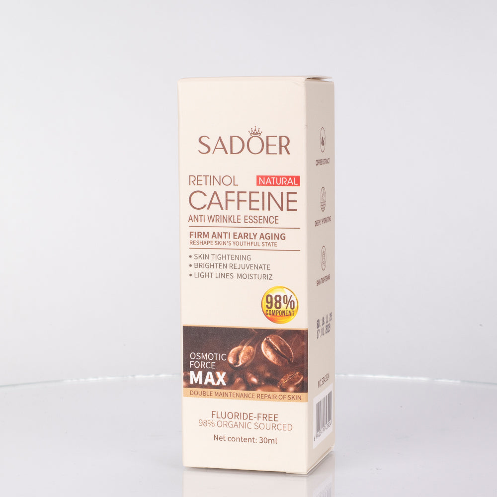SADOER Anti-Falten-Gesichtsserum mit Retinol und Koffein