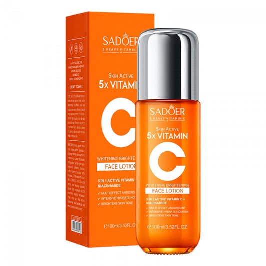 SADOER Gesichts-Lotion mit 5-fach Vitamin C, straffend und feuchtigkeitsspendend