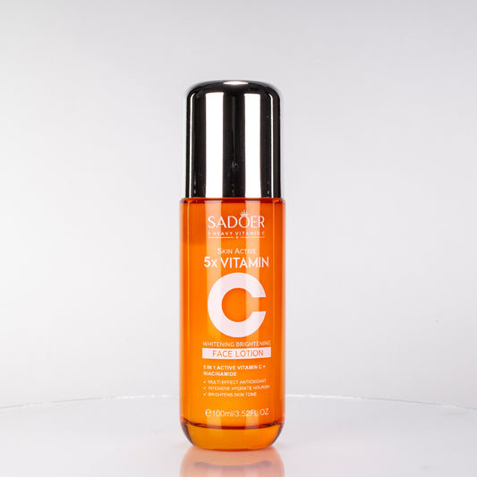 SADOER Gesichts-Lotion mit 5-fach Vitamin C, straffend und feuchtigkeitsspendend