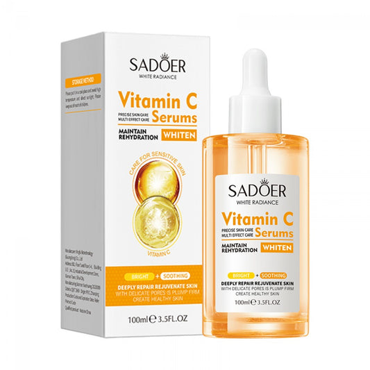 SADOER feuchtigkeitsspendendes und hautbildausgleichendes Gesichtsserum mit Vitamin C