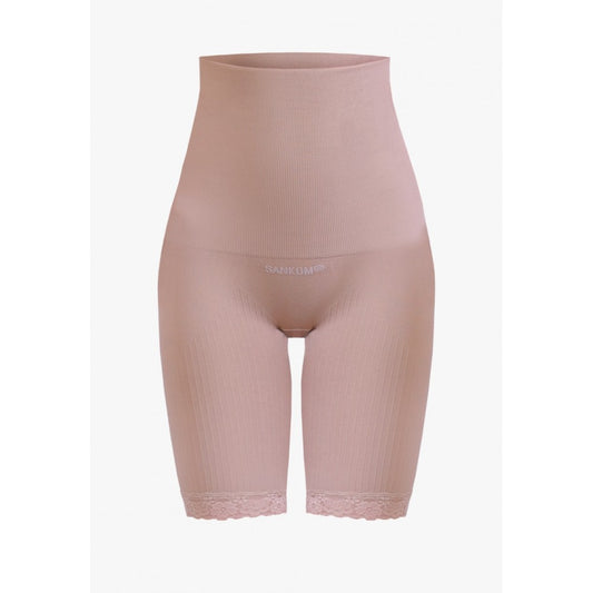 Sankom patentierte Shaping-Shorts mit Spitze, Pfirsichfarbe