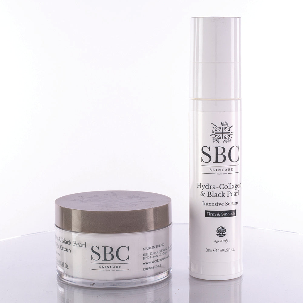 SBC 2-teiliges Hautpflegeset mit Kollagen und schwarzer Perle 1 