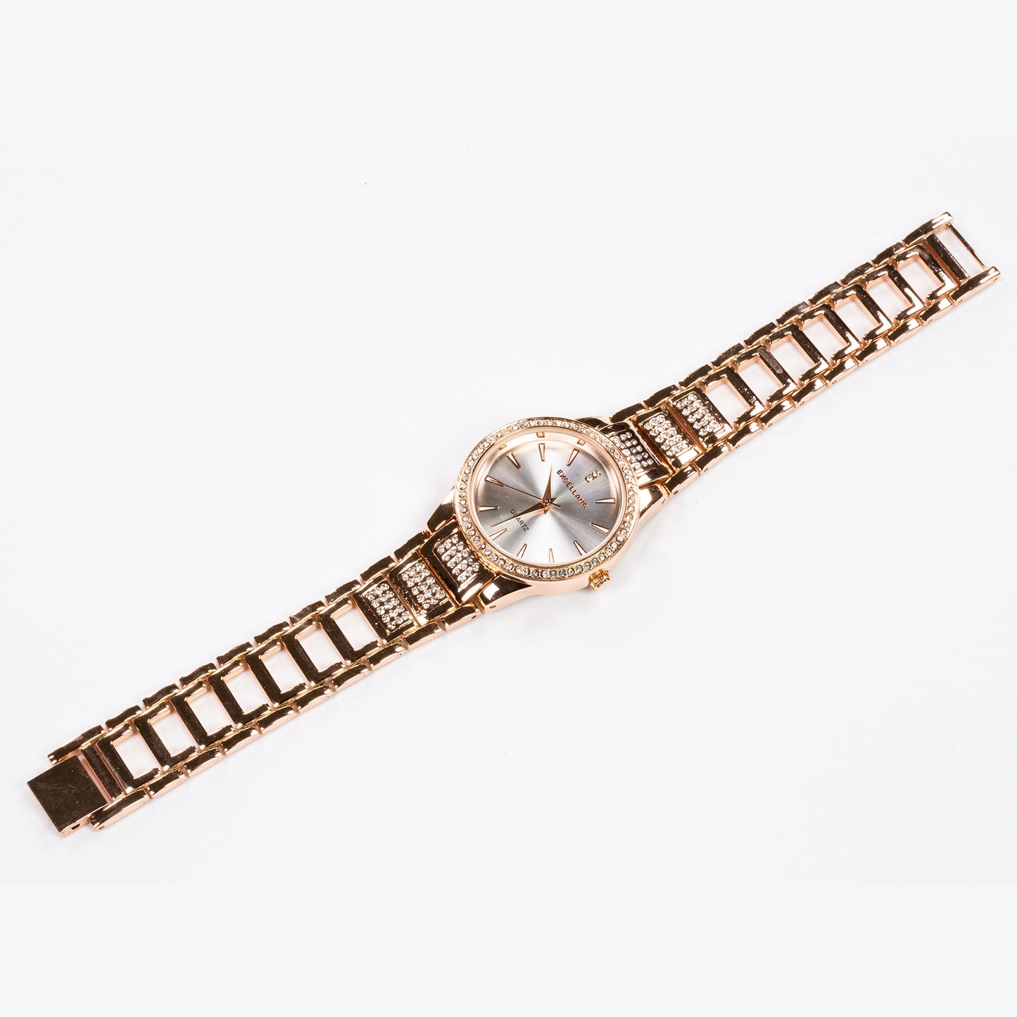 Excellanc Damenuhr mit Metallarmband