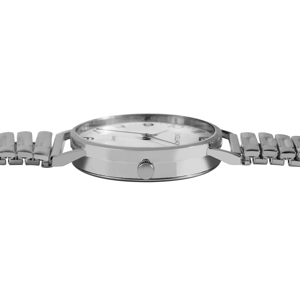 Excellanc silberfarbene Damenuhr mit Edelstahlarmband 2 