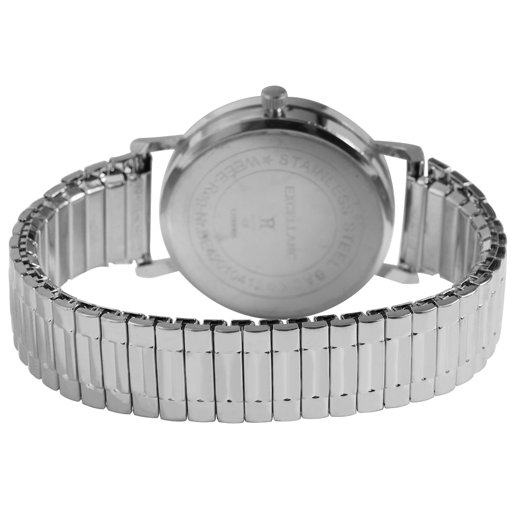 Excellanc silberfarbene Damenuhr mit Edelstahlarmband 3 