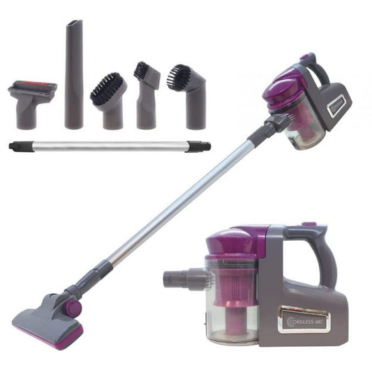 3-in-1 kabelloser Staubsauger, lila, grau