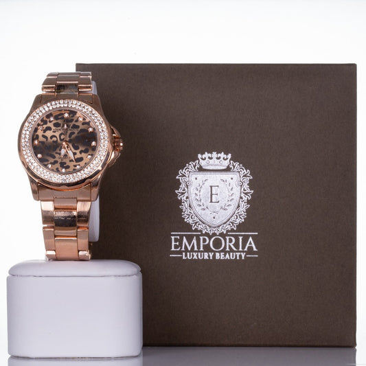 aus Legierung Uhr mit weißem Emporia® Kristall