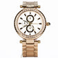 Uhr aus goldplattierter Legierung mit weißem Emporia® Kristall