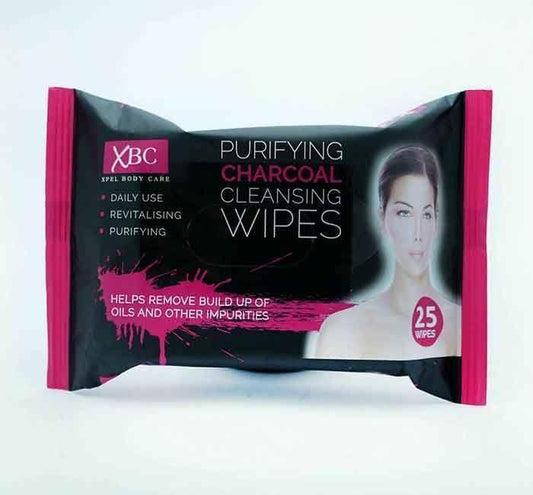 Charcoal Gesichtsreinigungstücher mit Aktiv-Kohle - 30 Stück