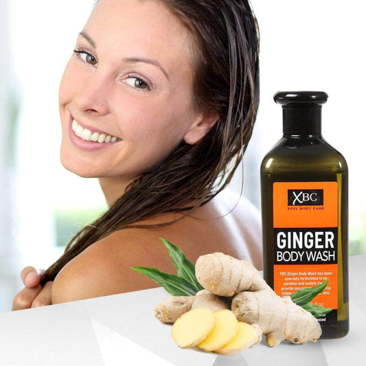 Erfrischendes Duschbad mit Ingwer, für Körper und Haare, 400 ml