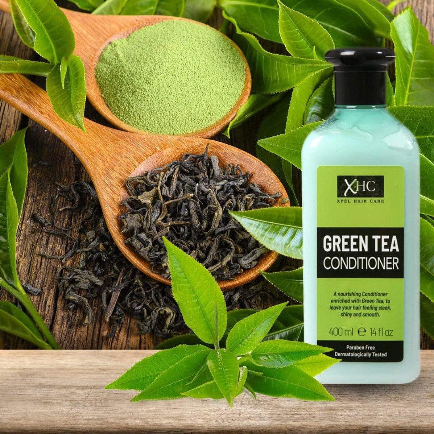 XHC Haarconditioner mit grünem Tee-Extrakt gegen Haarausfall und Schuppen 400 ml