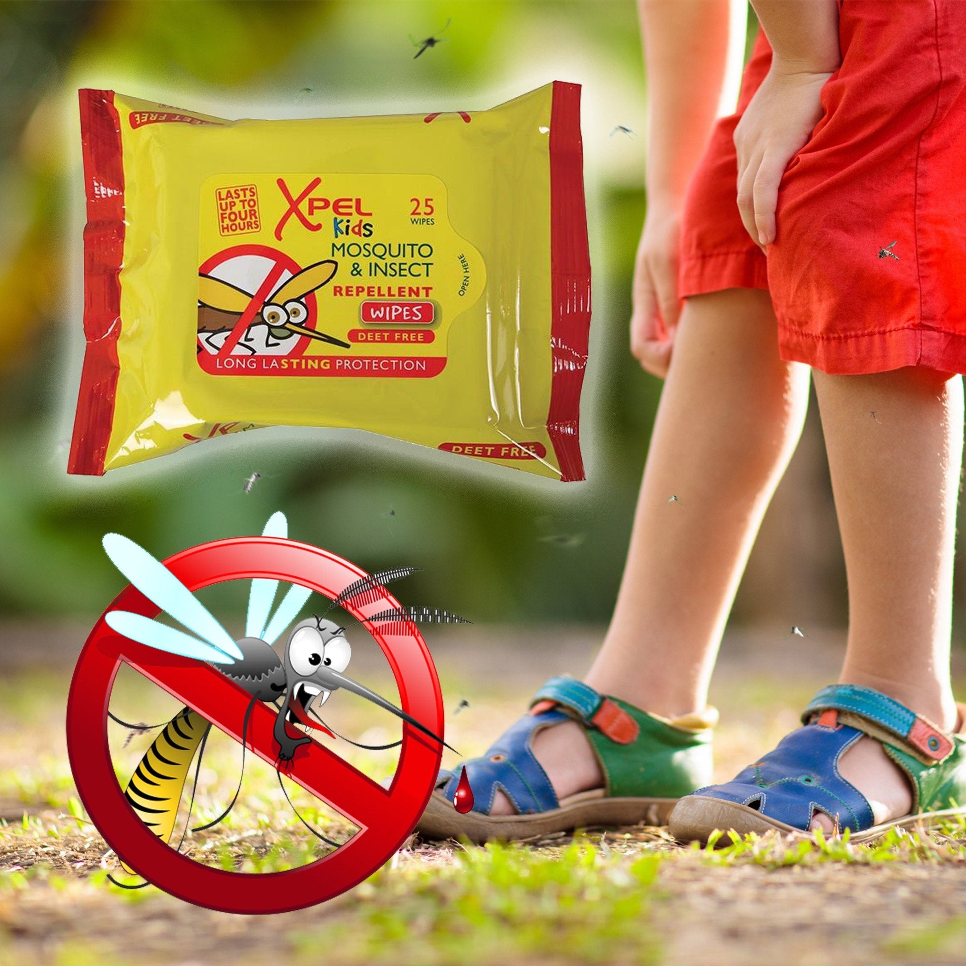 Mücken- und Insektentücher für Kinder - 25 Stück 2 
