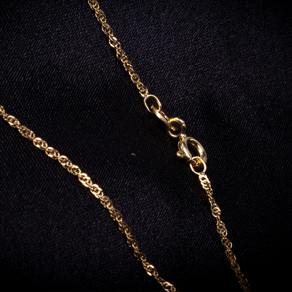 14 Kt Goldhalskette 3 