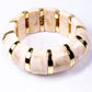 Künstlicher Perle Armband mit rosafarbenem Emporia® Kristall