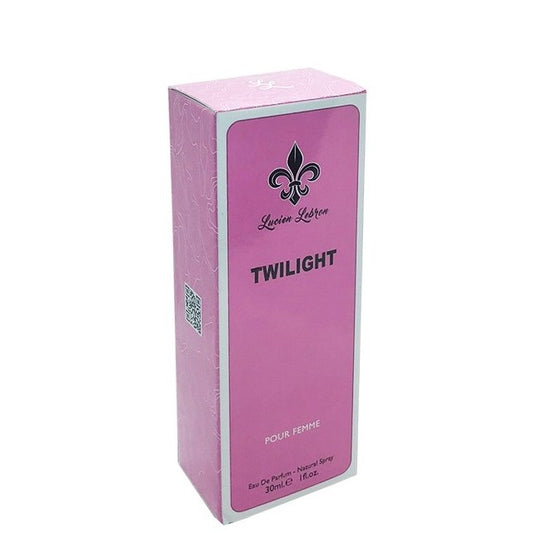 30 ml EDT Lucien Lebron Twilight Floral Fruity Fragrance for Women (Top notes: Hazelnuts, Sweet Raspberries | Middle notes: Rose, Jasmine | Base notes: Cedar, Cashmere, Sandalwood, Honey)