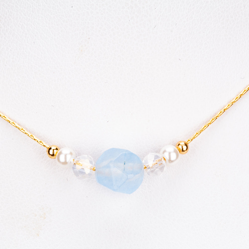 Schmuckgarnitur aus aus goldplattierter Legierung mit Turmalin 5 