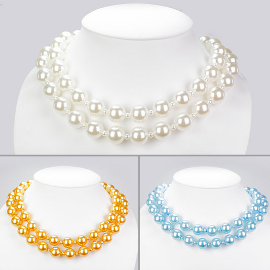 Schmuckgarnitur aus Nugget mit Glasperle