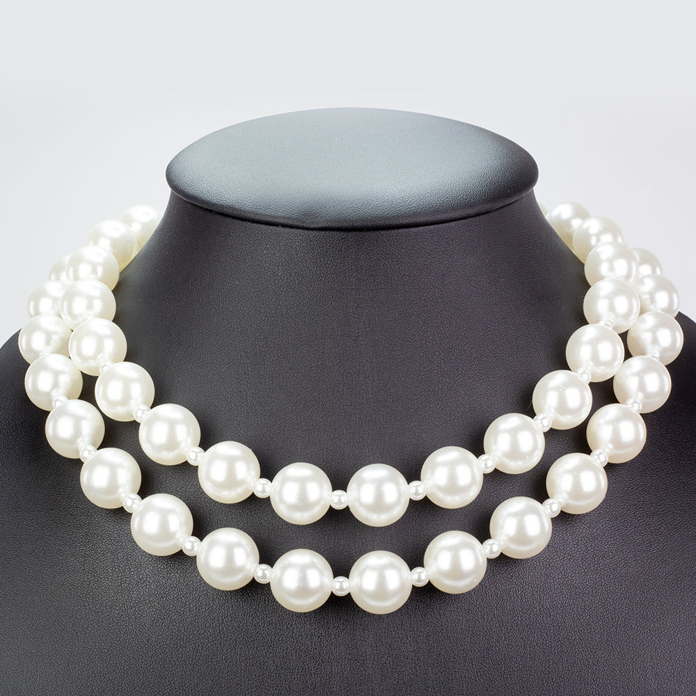 Schmuckgarnitur aus Nugget mit Glasperle