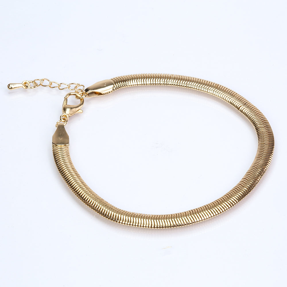 Schmuckgarnitur aus aus goldplattierter Legierung mit Glasperle 6 