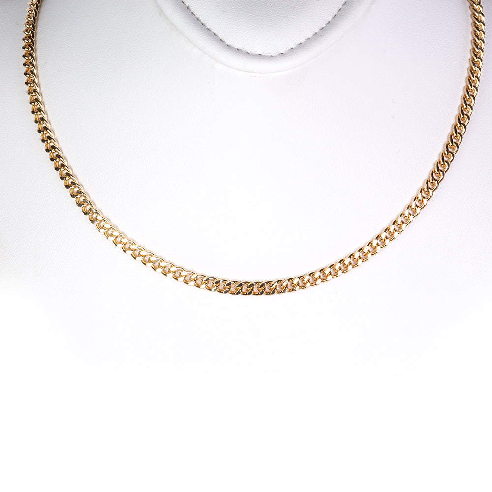 Schmuckgarnitur aus aus goldplattierter Legierung mit Glasperle 12 
