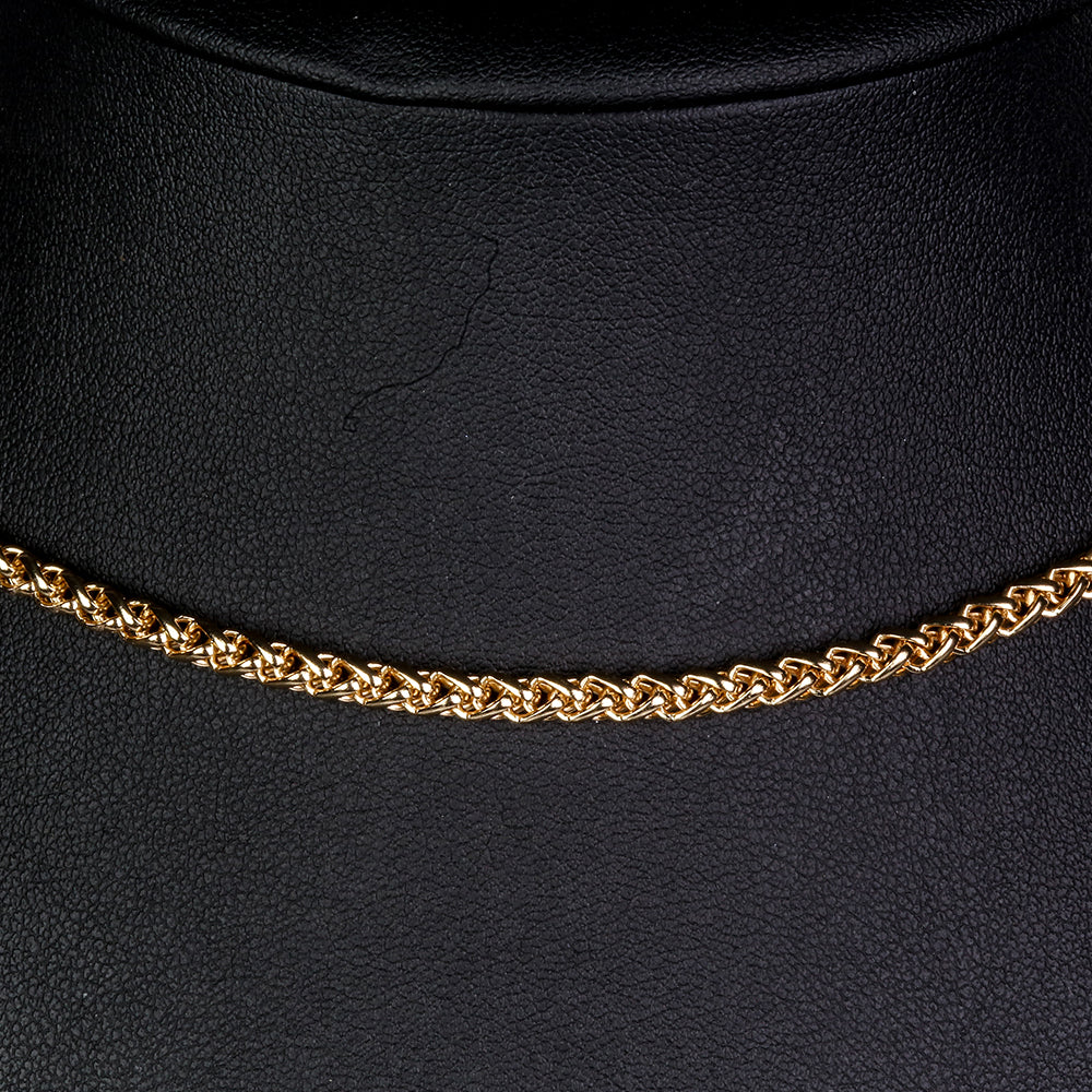 Schmuckgarnitur aus aus goldplattierter Legierung mit Glasperle 13 