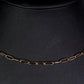 Schmuckgarnitur aus aus goldplattierter Legierung mit Glasperle