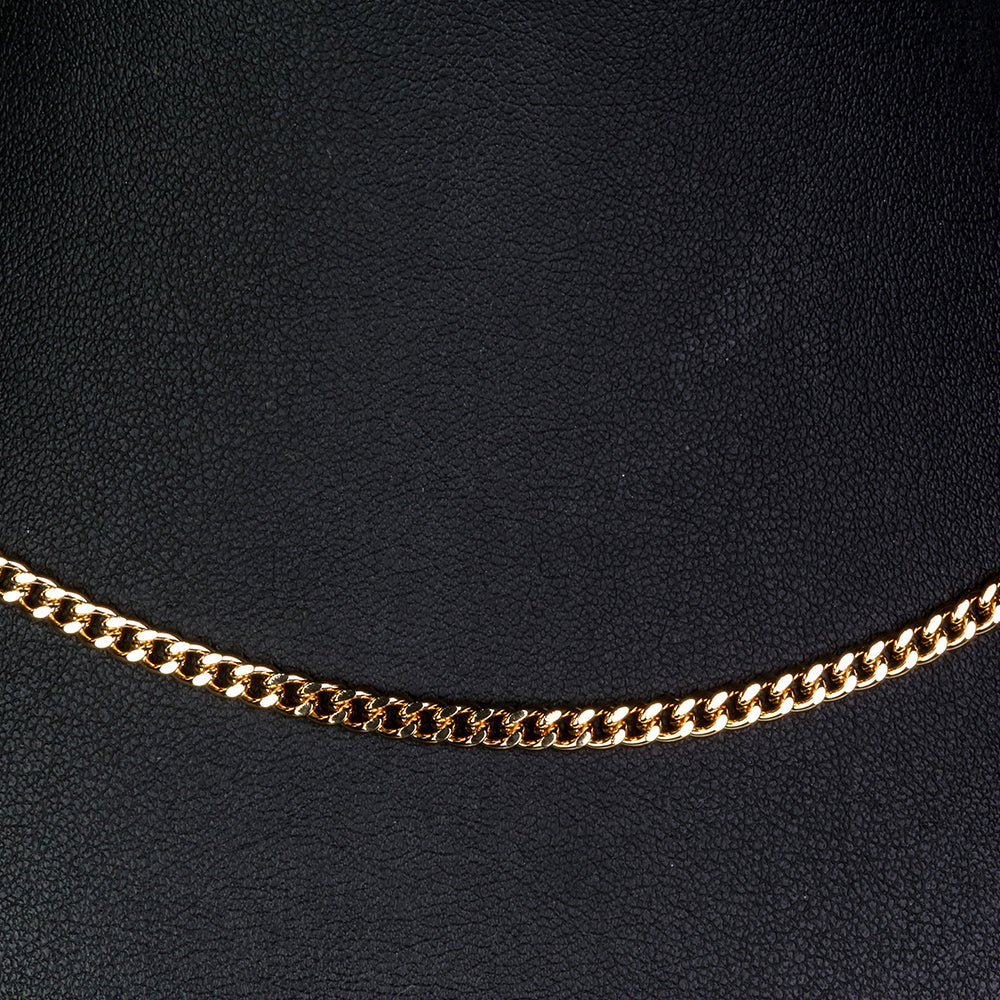 Schmuckgarnitur aus aus goldplattierter Legierung mit Glasperle