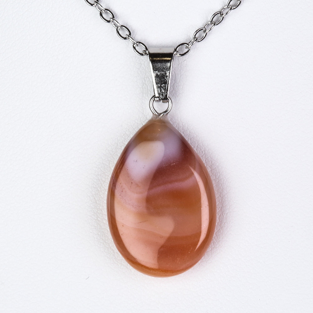 Schmuckgarnitur aus aus goldplattierter Legierung mit rotem Achat und Aventurin 2 