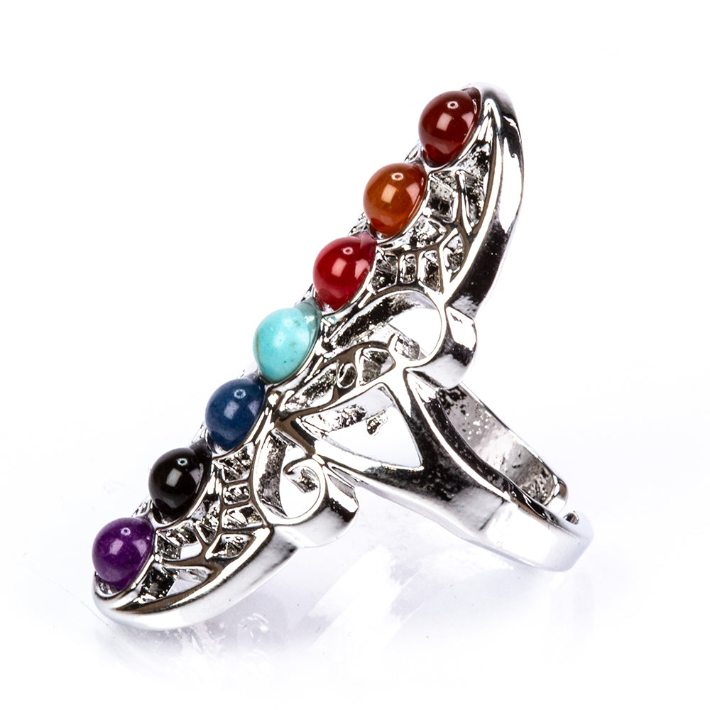 Schmuckgarnitur aus aus goldplattierter Legierung mit rotem Achat und Amethyst