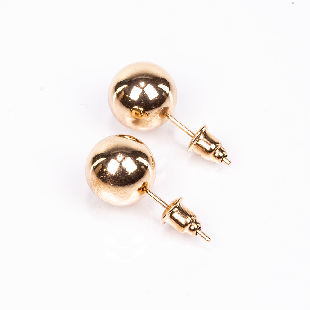 Schmuckgarnitur aus aus goldplattierter Legierung mit weißem Emporia® Kristall