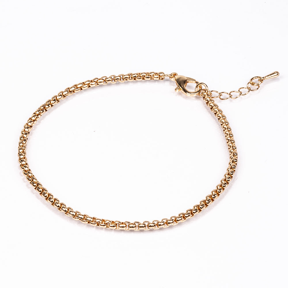 Schmuckgarnitur aus aus goldplattierter Legierung mit weißem Emporia® Kristall 10 