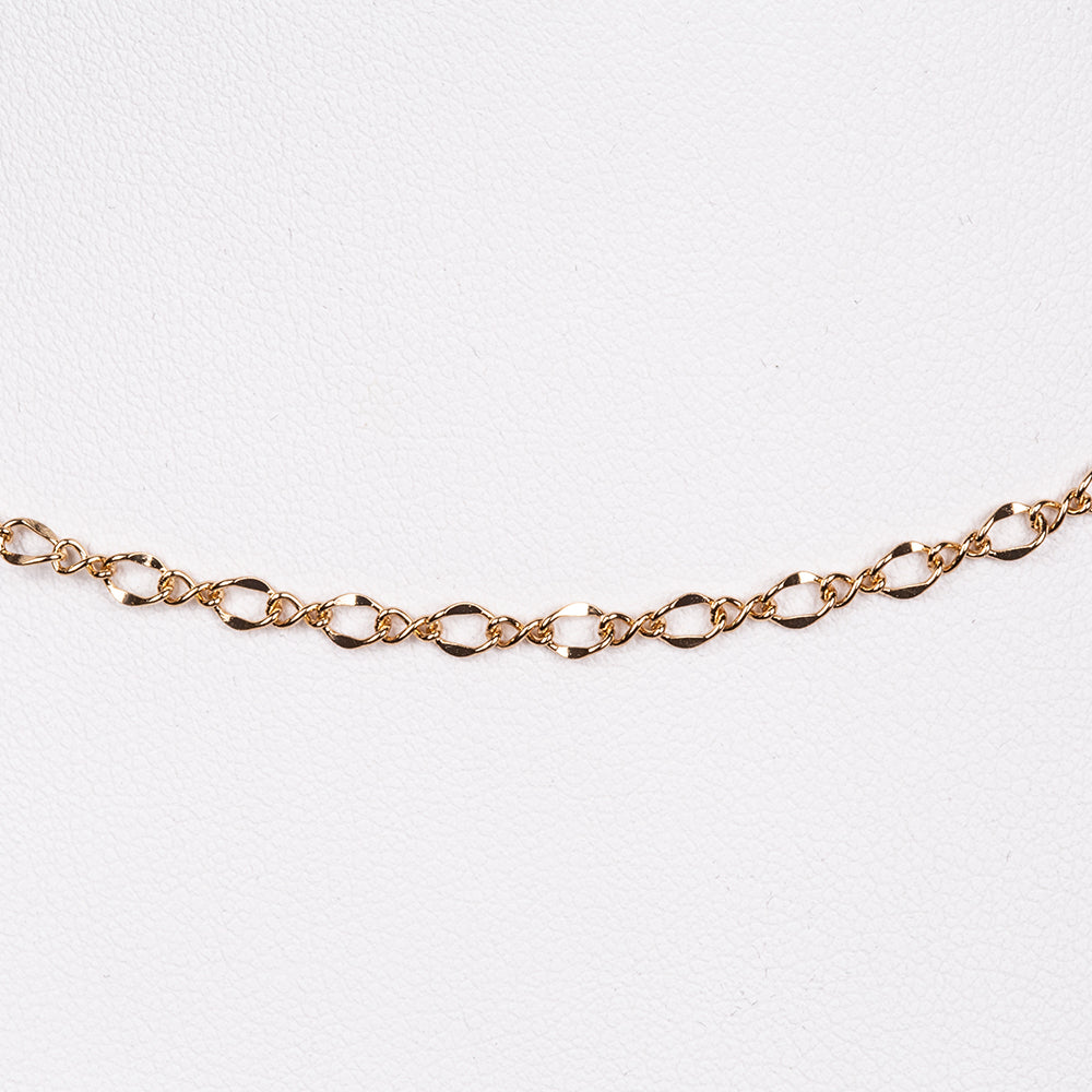 Schmuckgarnitur aus aus goldplattierter Legierung mit weißem Emporia® Kristall