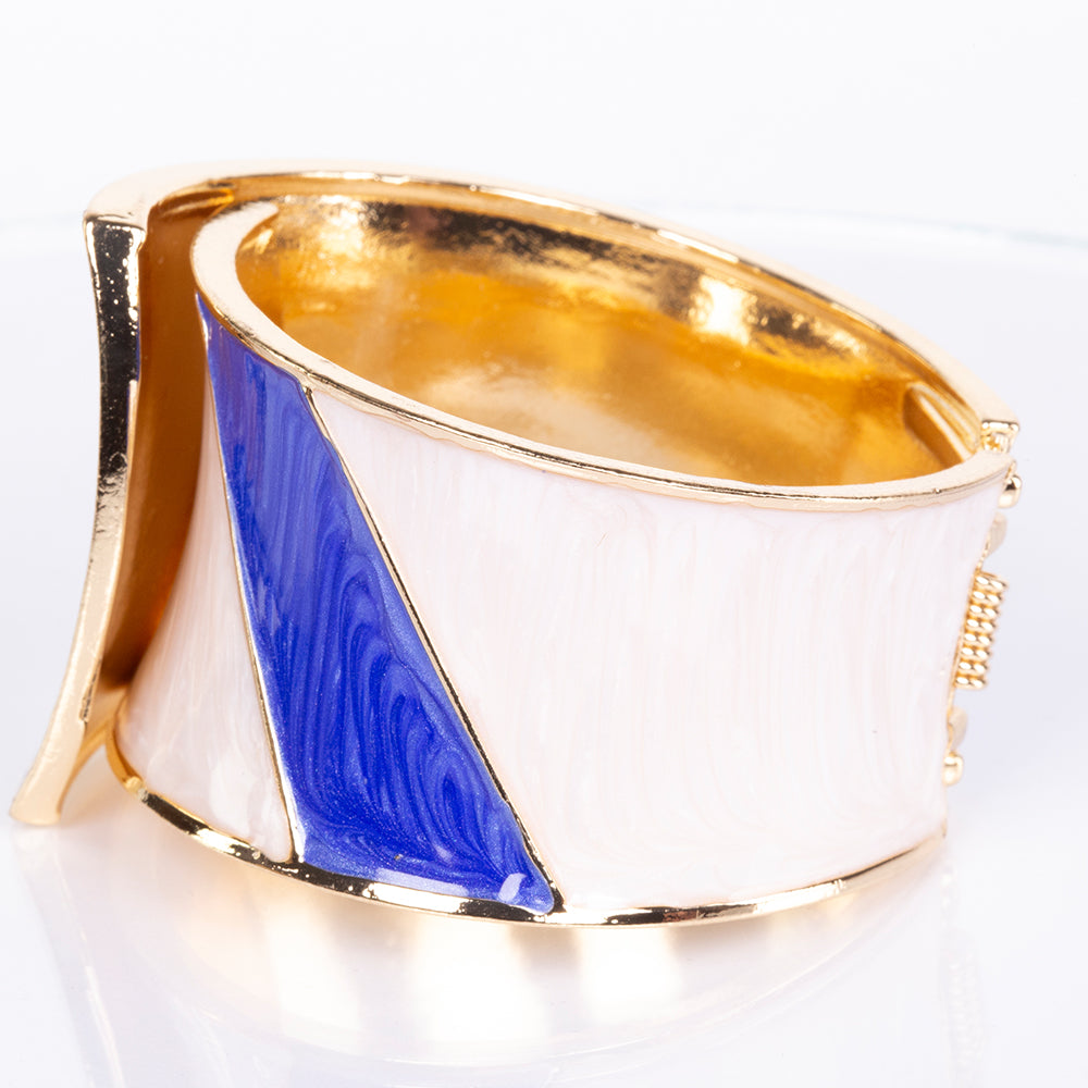 Armband aus goldplattiertesr Legierung mit Emaille