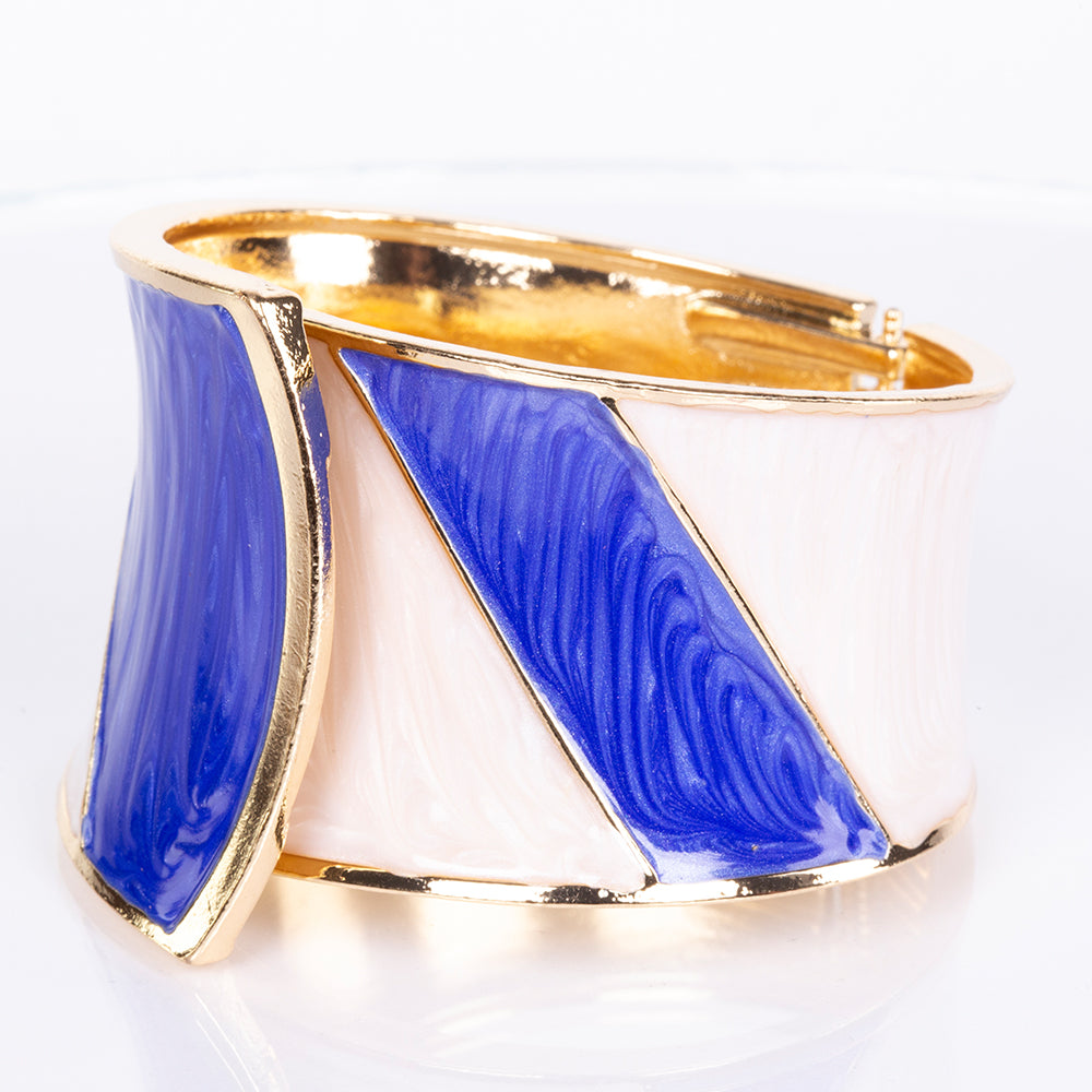 Armband aus goldplattiertesr Legierung mit Emaille