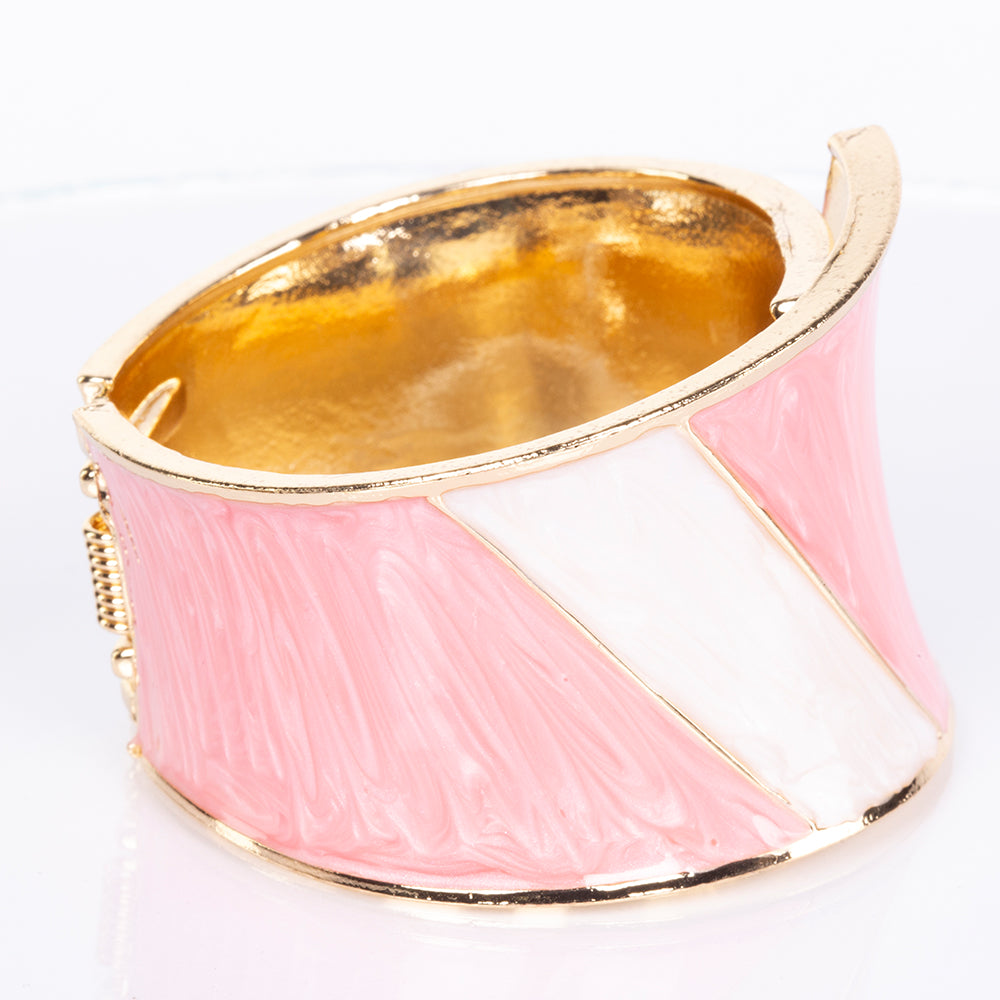 Armband aus goldplattiertesr Legierung mit Emaille 2 