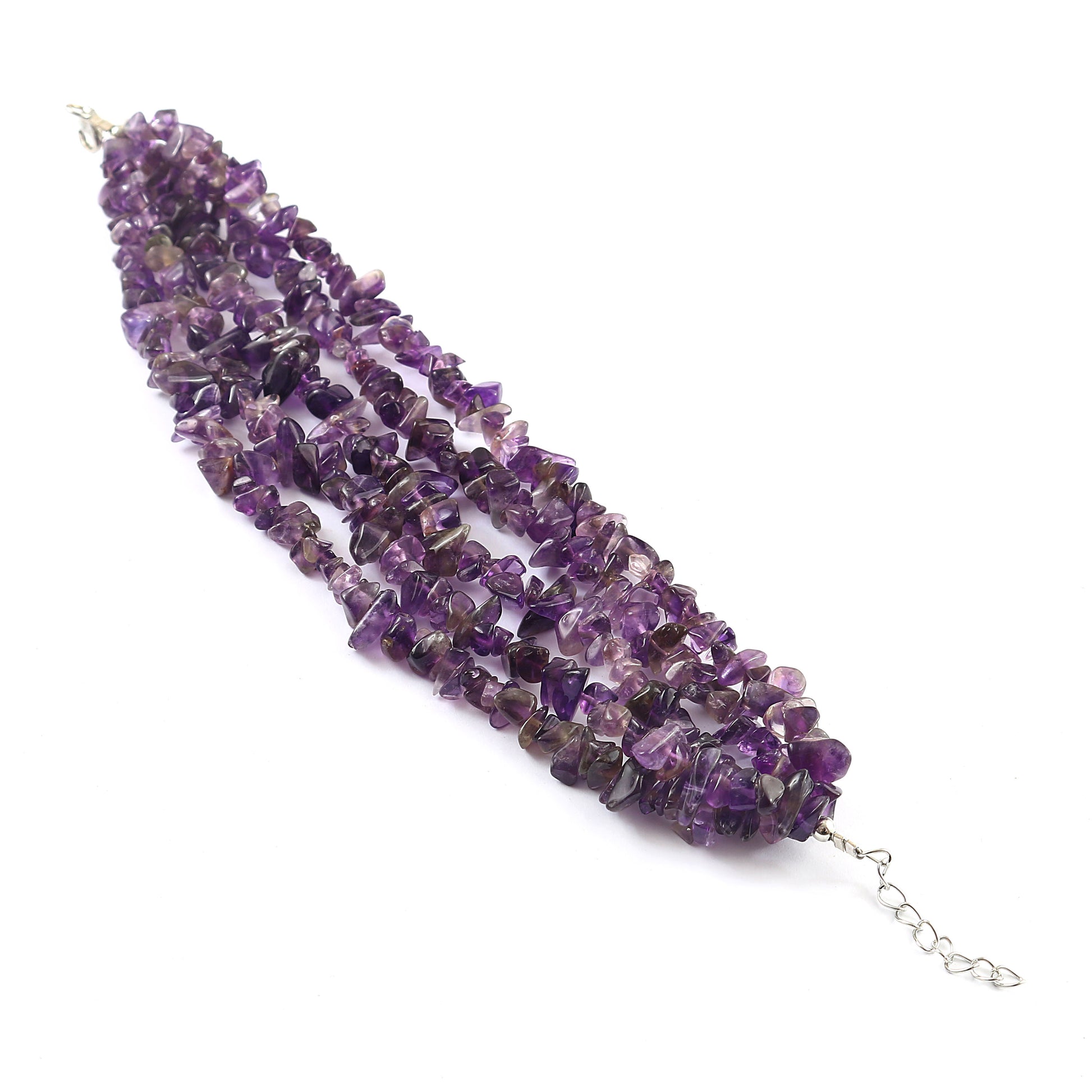 Silberarmband mit Amethyst 3 