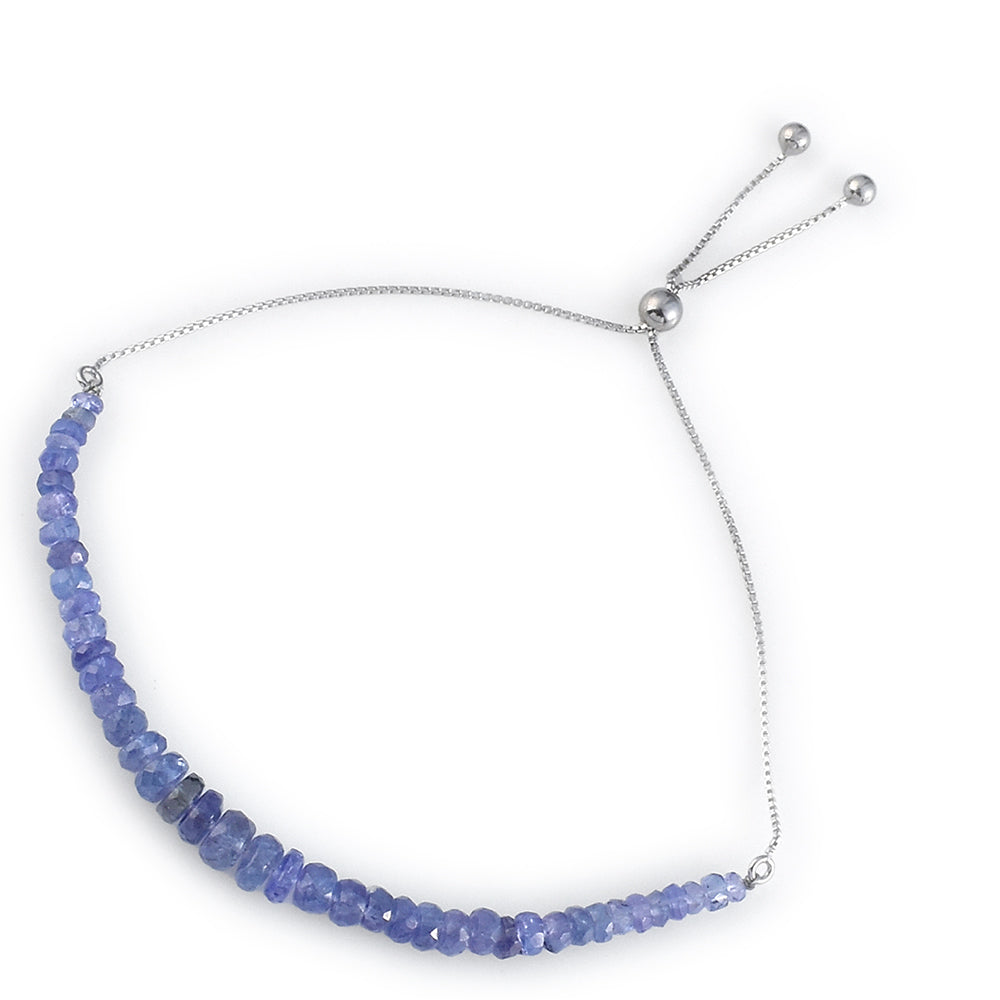 Silberarmband mit Tansanit 3 
