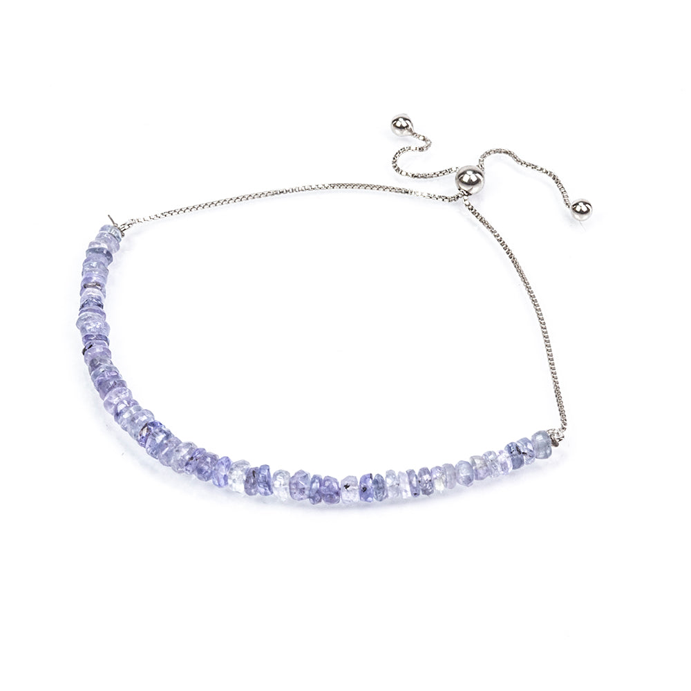 Silberarmband mit Tansanit 4 