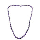 Nugget Halskette mit Amethyst und schwarzem Spinell