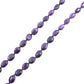 Nugget Halskette mit Amethyst und schwarzem Spinell