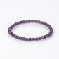 Schmuckgarnitur aus Nugget mit Amethyst und Rosenquarz