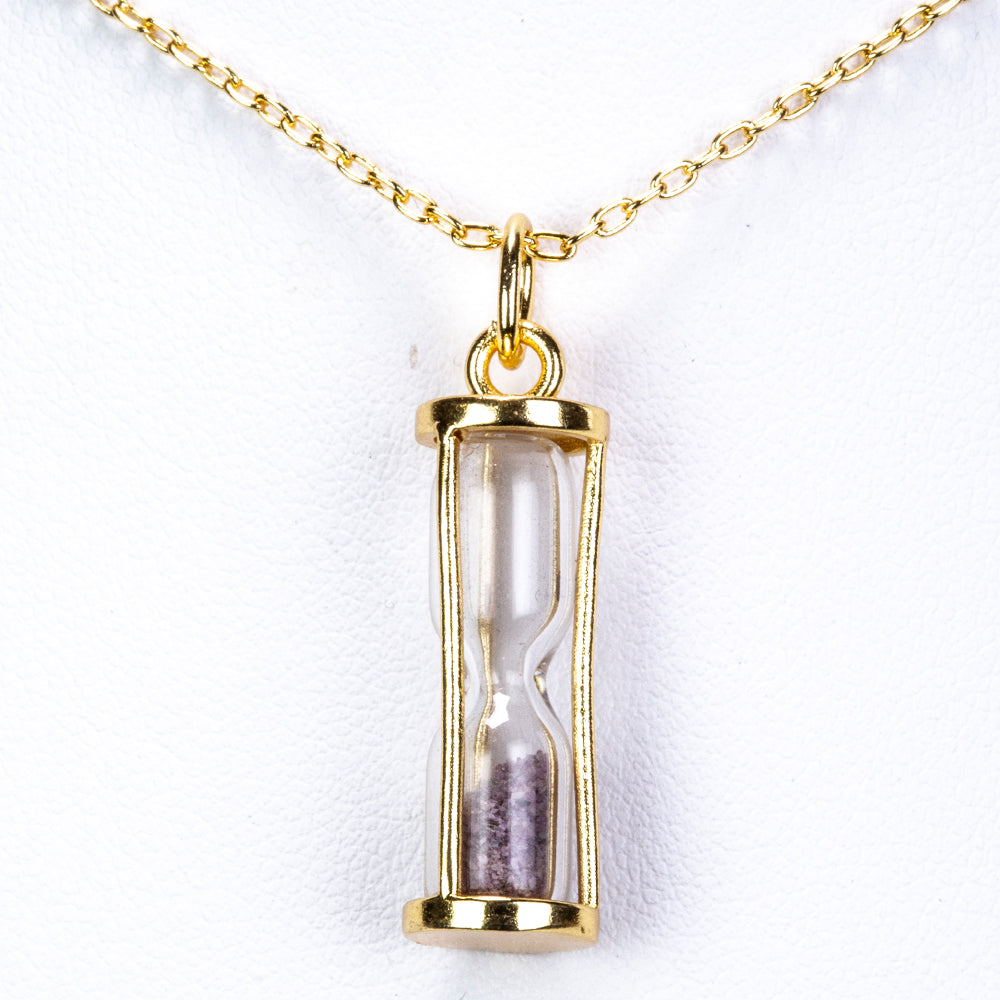 Halskette aus goldplattierter Legierung mit Thai Rubin 1 
