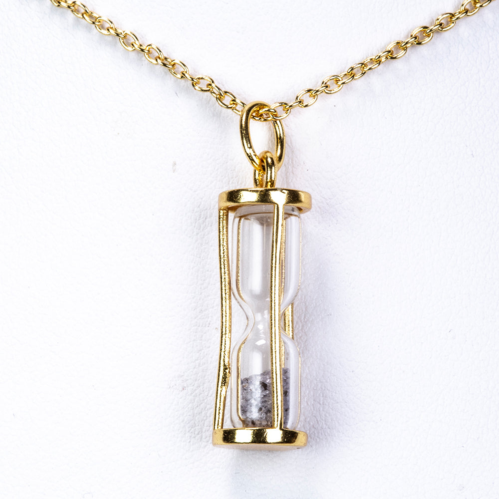 Halskette aus goldplattierter Legierung mit Tansanit