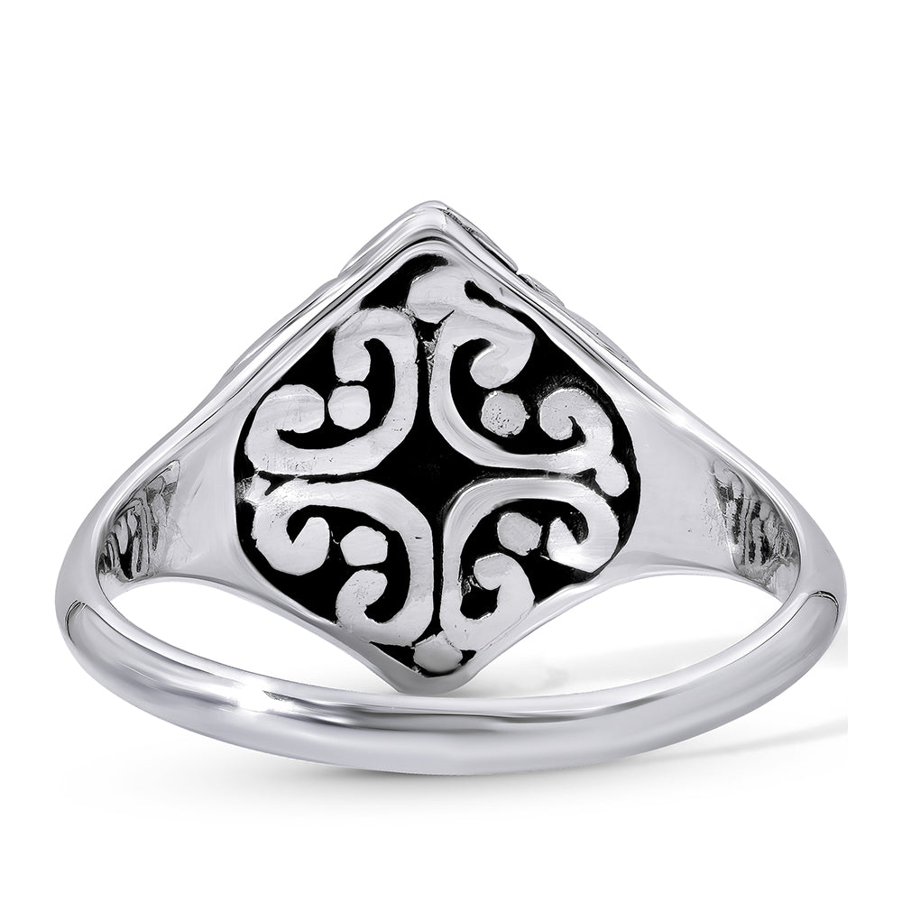 Silberring mit Abalone Muschel 3 