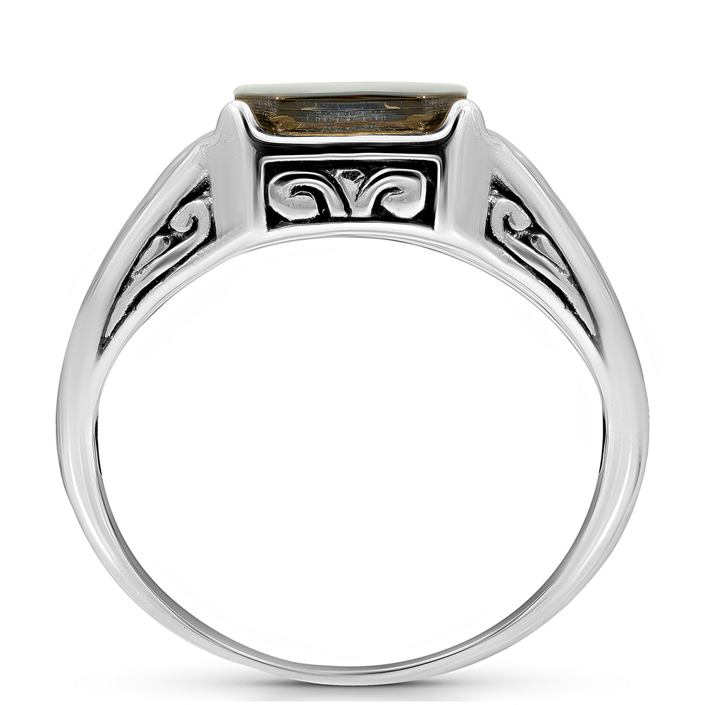 Silberring mit Abalone Muschel